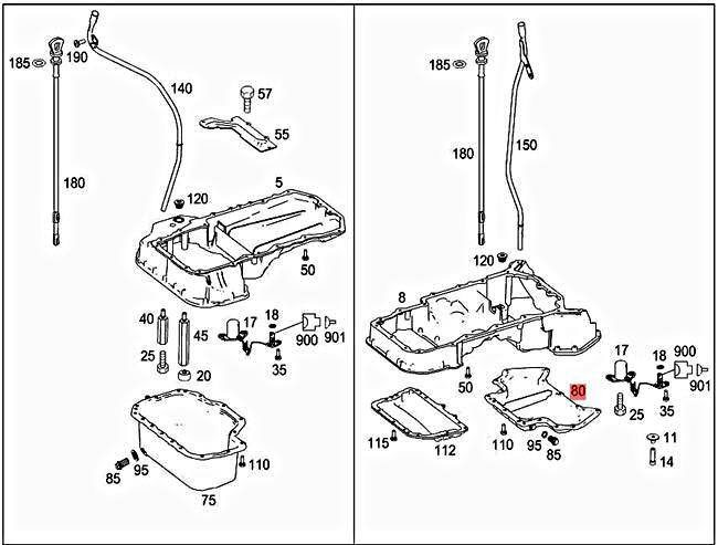 Genuine MERCEDES Oil pan 1560100428 | eBay