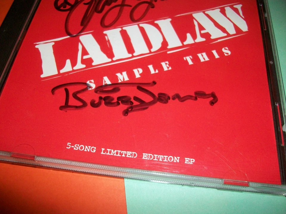 ⭐ LAIDLAW - SAMPLE THIS EP CD 5 TRACKS ⭐SIGNED TOMMY LAIDLAW BUZZY JAMES⭐ - Image 3 of 4