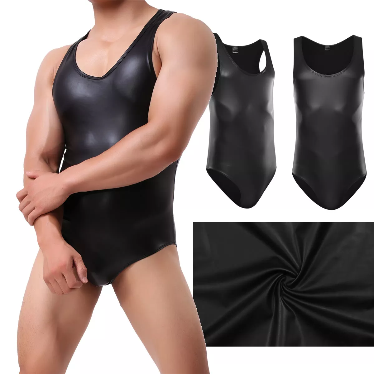 Mens shop black leotard