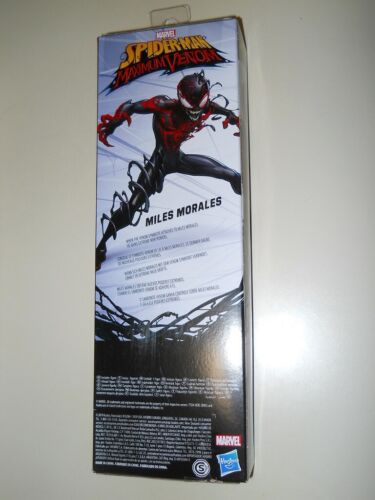 MILES MORALES ( 12" ) MARVEL 2020 SPIDER-MAN MAXIMUM VENOM TITAN ACTION FIGURE - Picture 2 of 2