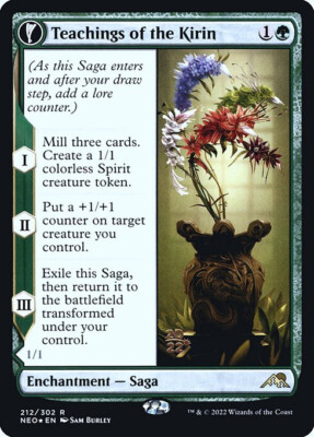 NM Teachings of the Kirin, MTG, Kamigawa Neon Dynasty, Magic the Gathering, 212