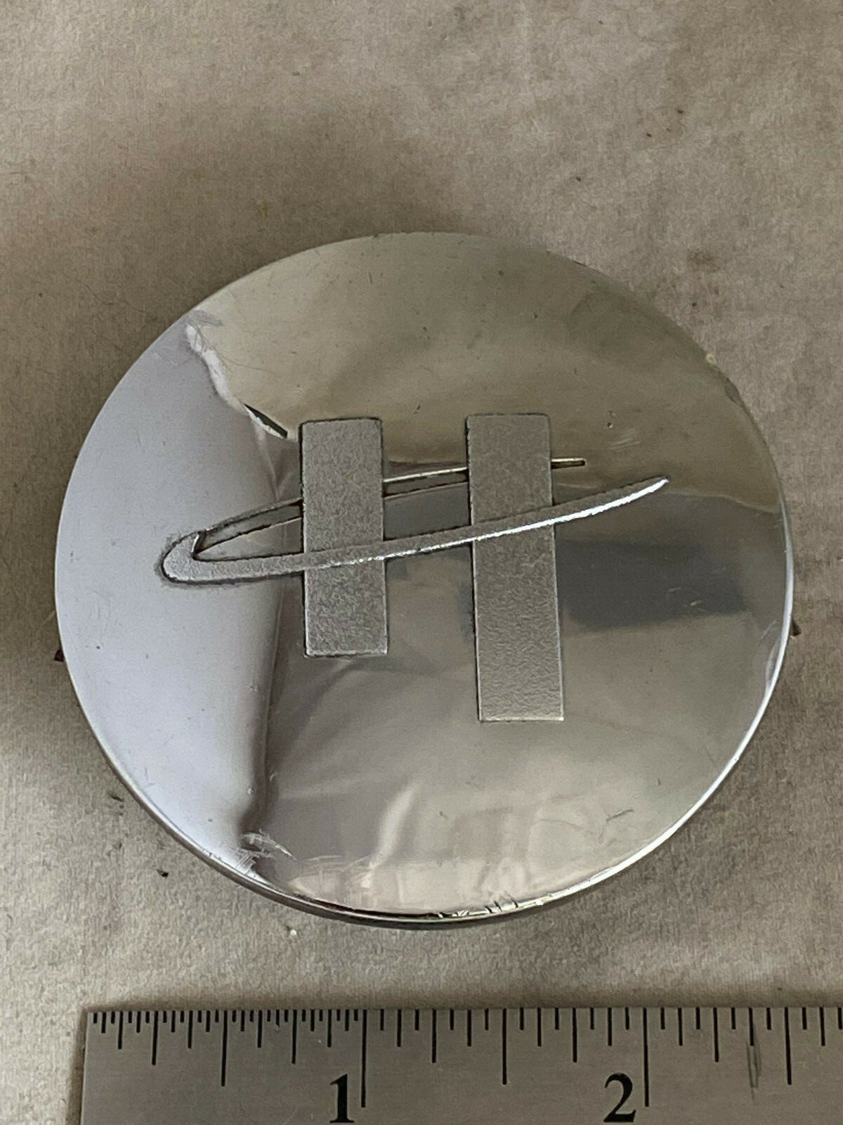 HELO Custom Wheels Wheel Rim Hub Chrome Cover Center Cap No Part # 2-5/8