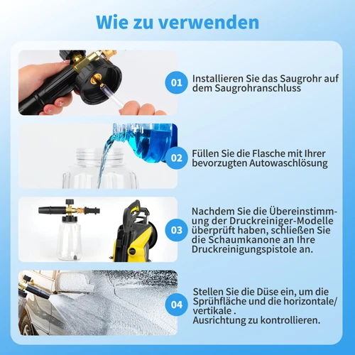 Reinigungspistole Druckluft Reiniger kfz Auto PKW Blowgun Innenraum Waschpistole - Bild 13 von 40