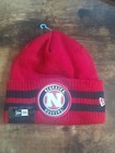 New Era NEBRASKA CORNHUSKERS 2 Striped Beanie - New w/ tags