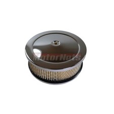 6-38 Round Air Cleaner Chrome Muscle Car Chevy Ford Mopar Sbc Bbc Hood Scoop 6-38 Round Air Cleaner Chrome Muscle Car Chevy Ford Mopar Sbc Bbc Hood Scoop