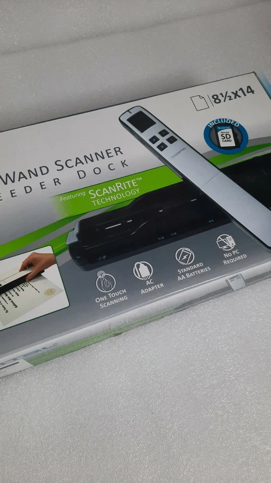 Pandigital Handheld Wand Scanner with Feeder Dock Scan Rite Technology - Works - Image 2 of 4