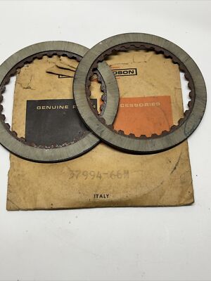 2 pack AERMACCHI Harley Davidson drive plates OEM 37994-66M Robison HD AMF M-50