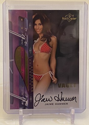 JAIME HAMMER BENCHWARMER BENCH WARMER VAULT AUTOGRAPH AUTO CARD