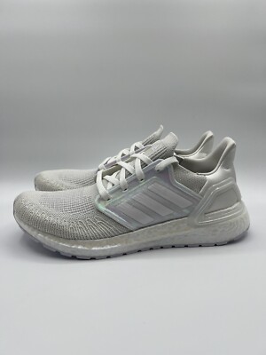 Adidas Men’s Ultraboost 20 Running Size White Iridescent FW8721 