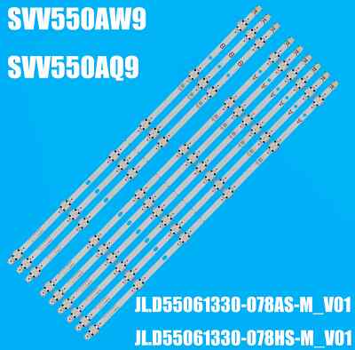 LED Strips For VESTEL 55T6863DB 55V5863DA 55HK25T74U SVV550AQ9 SVV550AW9 A B