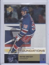 Wayne Gretzky 2002 Upper Deck Foundations Hockey Card 70 Grade MT