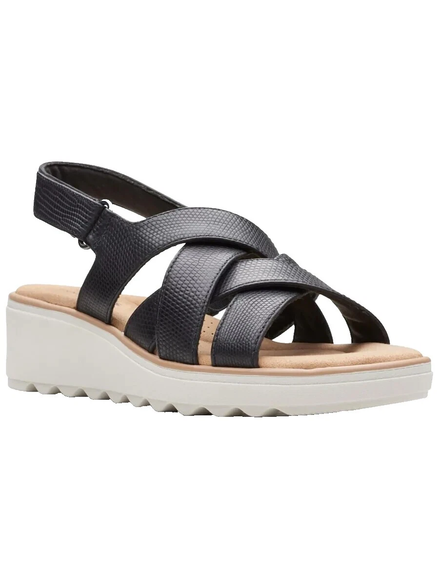 Clarks Black Sandals for Women