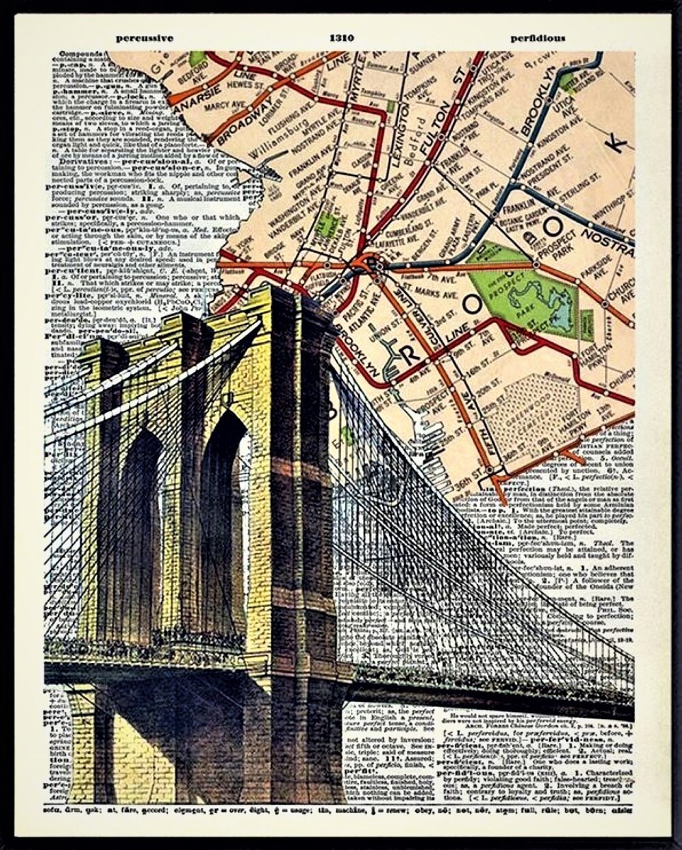 絵画 DART SUBWAY MAP POSTER MTA NYC Subway Map - 068 - Artwork by Graffiti Legend Duster
