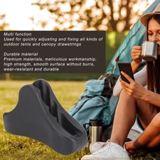 50Pcs Ultralight Guyline Tensioners Tent Guyline Cord Rope Adjuster Tent Awning