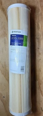 Pentek ECP5-20BB 5 Micron 20'' x 4.5'' Pleated Sediment Filter Cartridge 5 Micron