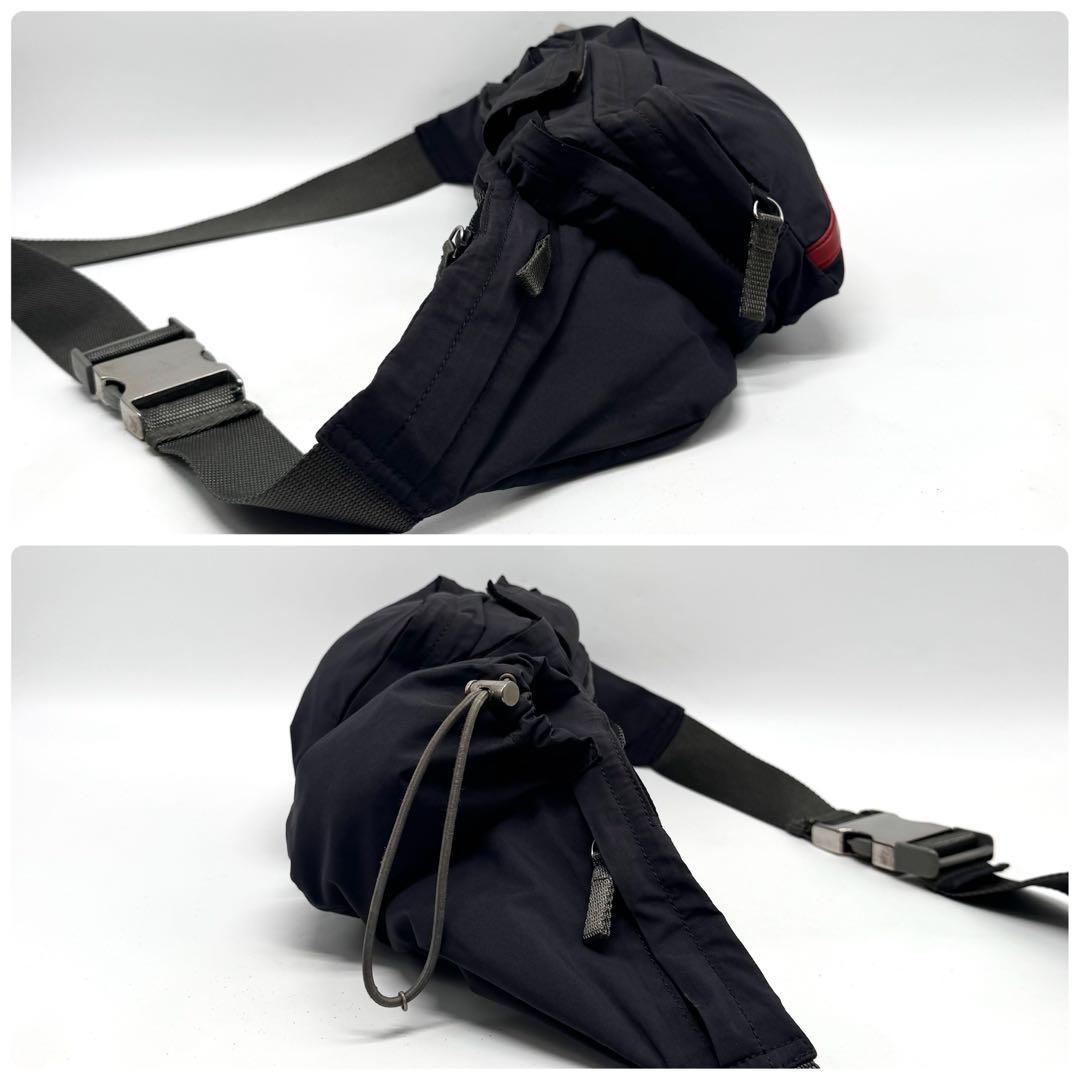 バッグ PRADA SPORT 00s nylon body bag vintage Rare PRADA SPORT 00s Body Bag Vintage Tessuto Nylon Gray