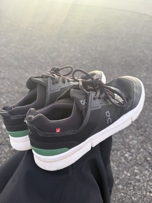 On The Roger Shoes Mens Size 10 Black CloudTec Tennis Sneakers 3MD11471092