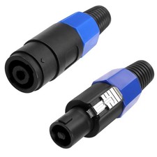 NL4FC Speakon Connector,4 Pole Audio Speaker Plug Twist Lock Male and Female ...