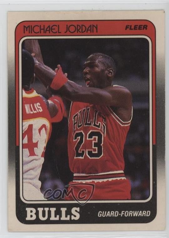1988-89 Fleer Michael Jordan #17 HOF