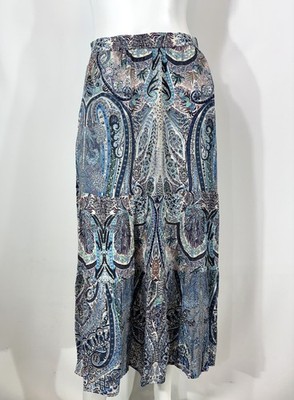 BA&SH Jupe Bahia Rock Damen Gr.1 lang Paisley Blumenmuster ausgestellt UVP 190