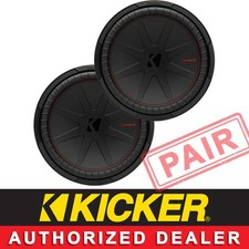 2 KICKER 48CWR154 CAR AUDIO 15" COMPR SUBWOOFER/SUBWOOFER DOBLE 4 OHM CWR154 PAR