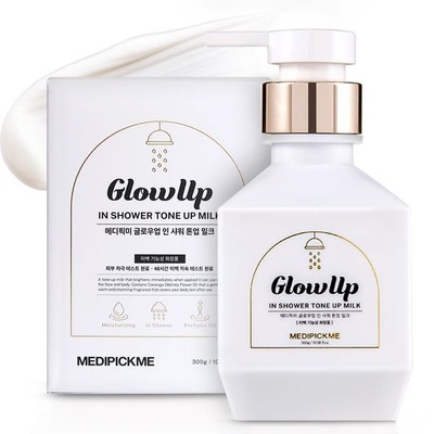 Medipickme Glow Up In-Shower Tone-Up Milk 300g   Brightening Body Lotion