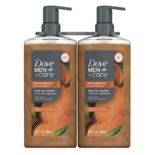 Dove Men Care Sandalwood Body Wash, 26 fl. oz., 2 pk.
