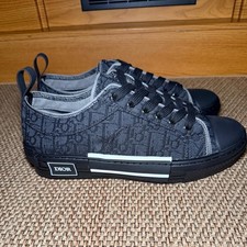 Dior B23 League Low-Top Sneaker in Black Dior Oblique Jacquard Size EU 43