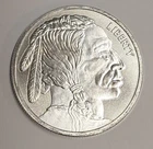 1 oz .999 Silver Buffalo Round ~ Cutsaw Mint