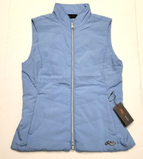 $310 New KJUS Maven Vest Golf Women's XL X-LARGE Size 42 Calm Blue Full Zip NWT