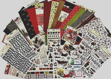 SIMPLE STORIES VINTAGE CHRISTMAS LODGE Paper  Embellishment Set D - Save 65 