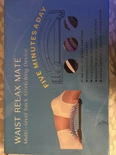 Waist Relax Mate Multi Level Back Stretching Device Relieve Chronic Pain NIB