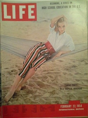 Life International MagazineFebruary 22,1954. High School Education. Life Interna