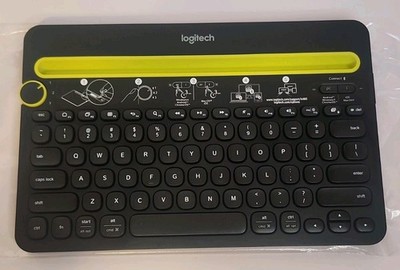Logitech K480 Bluetooth Wireless Black Multi-Device Mac Windows New No Box
