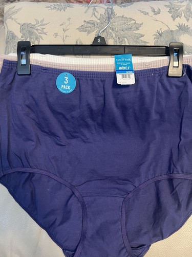 NEW Women s 3 Pk Vanity Fair Perfectly Yours Classic Cotton Brief new-women-s-3-pk-vanity-fair-perfectly-yours-classic-cotton-brief
