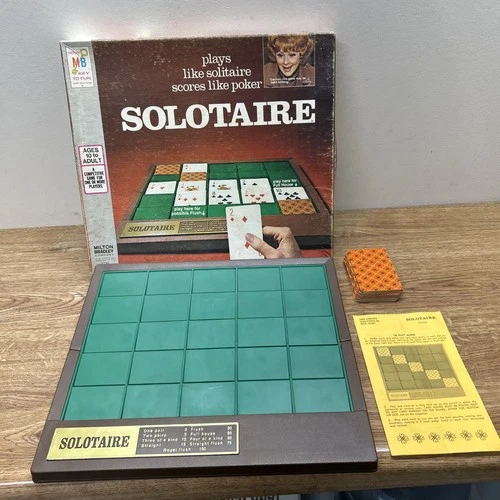 Vintage 1973 Milton Bradley Solitaire Game in Original Box Lucy Lucille Ball