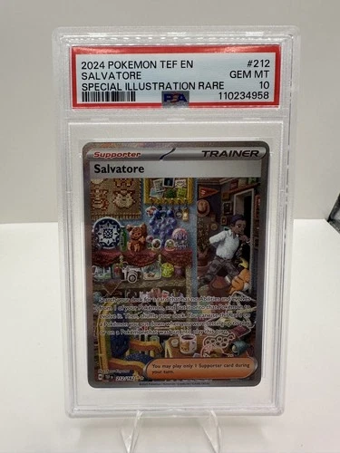 Pokemon Salvatore SIR 212/162 SV05: Temporal Forces Holo PSA 10