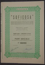 "SOFICOSA" Societe Anonyme 1959