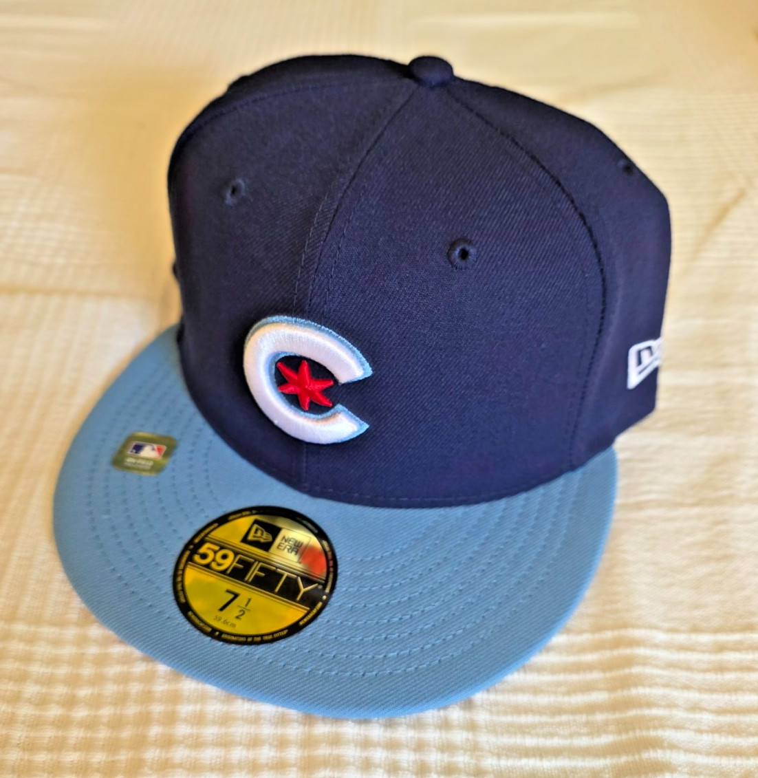 Men's New Era Navy/Light Blue Chicago Cubs City Connect 59FI