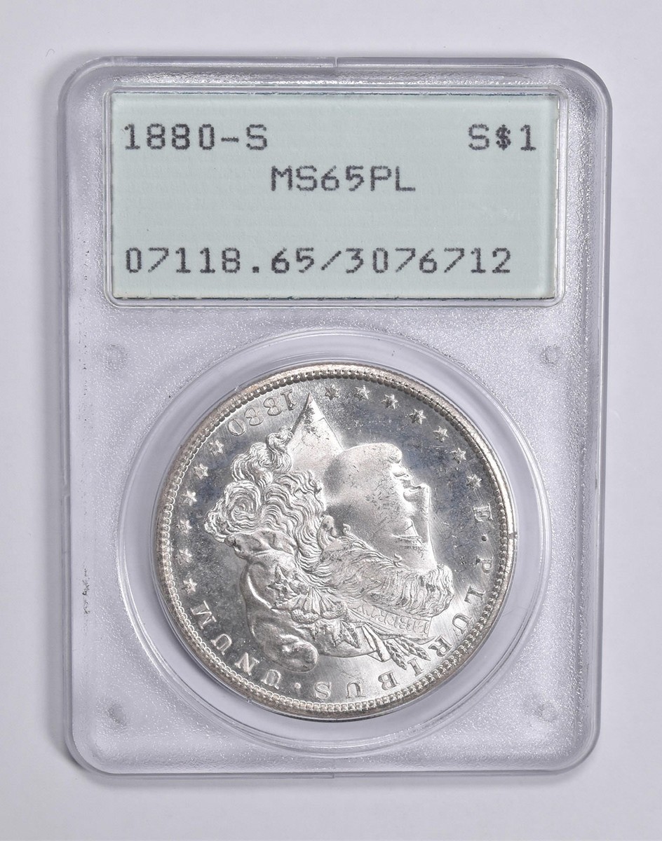 MS65 PL 1880-S Morgan Silver Dollar PCGS Rattler Upgrade? *0327 | eBay
