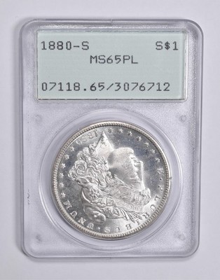 ★PCGS 【 MS63 】『 超ハイグレード』ラスターがかなりきれいです MS65 PL 1880-S Morgan Silver Dollar PCGS Rattler Upgrade? *0327 | eBay