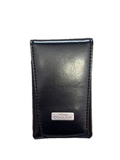 Nikon Coolpix Digital Camera Case Black Leather Belt Loop Magnetic Closure