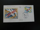 FDC France 1981 art painting Edouard Pignon "the divers" diving (2)