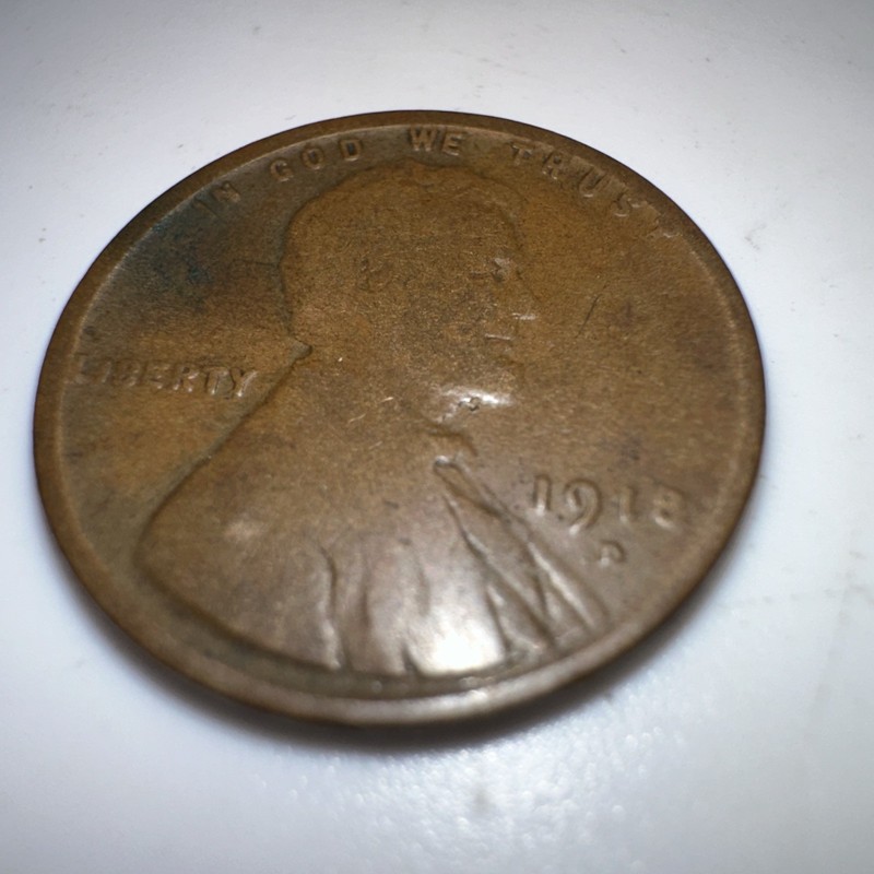 1918 D Lincoln Wheat Cent (Lot 49)