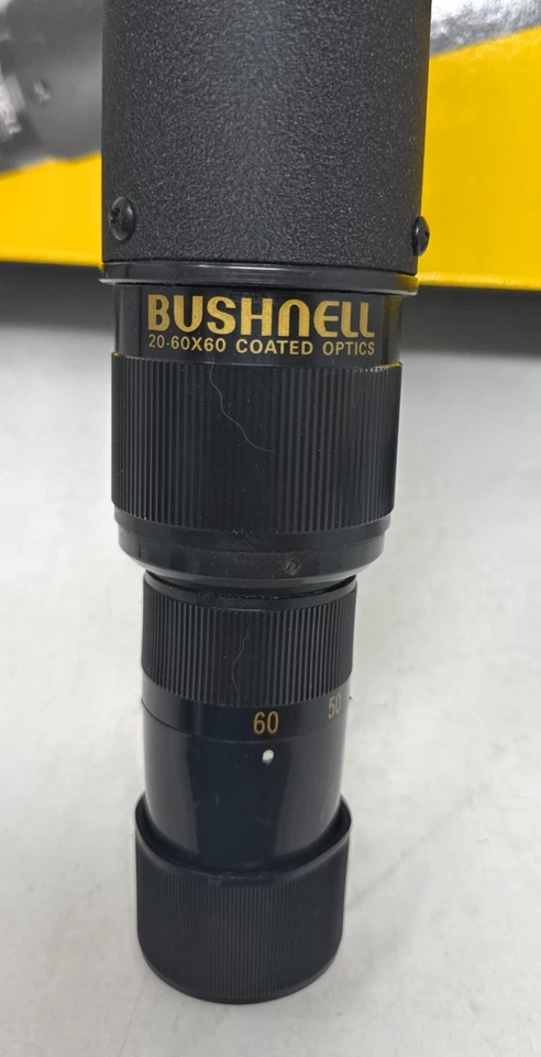 Bushnell Sportview Zoom Telescope 60mm 20x-60x Tripod Included Model 78-2060 - Image 2 of 4