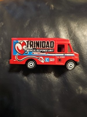 2009/2014  Matchbox Loose Express Delivery Red Trinidad Medical 1/64