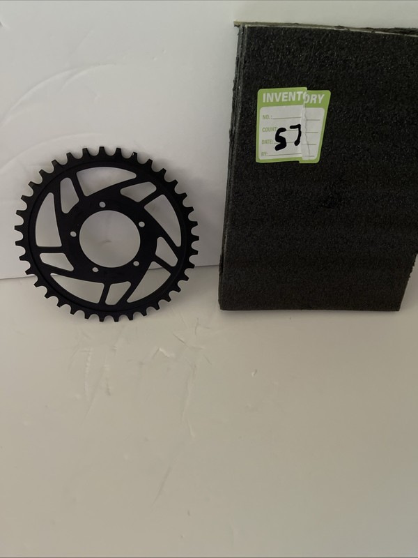 36T Bafang BBS02 Narrow Black Aluminum Chain Ring