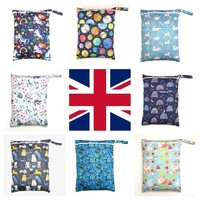Large Wet & Dry Bag For Nappies, Sanitary Pads, Swimming Costume, 30cm X 40cm