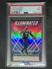 2020 Panini Illusions Basketball Paul George #12 Illuminated SSP PSA 9 Mint