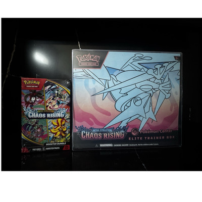 Pokémon Mega Evolution Chaos Rising PC ETB + Booster Bunle